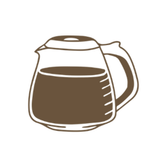 Drip coffee brewer icon